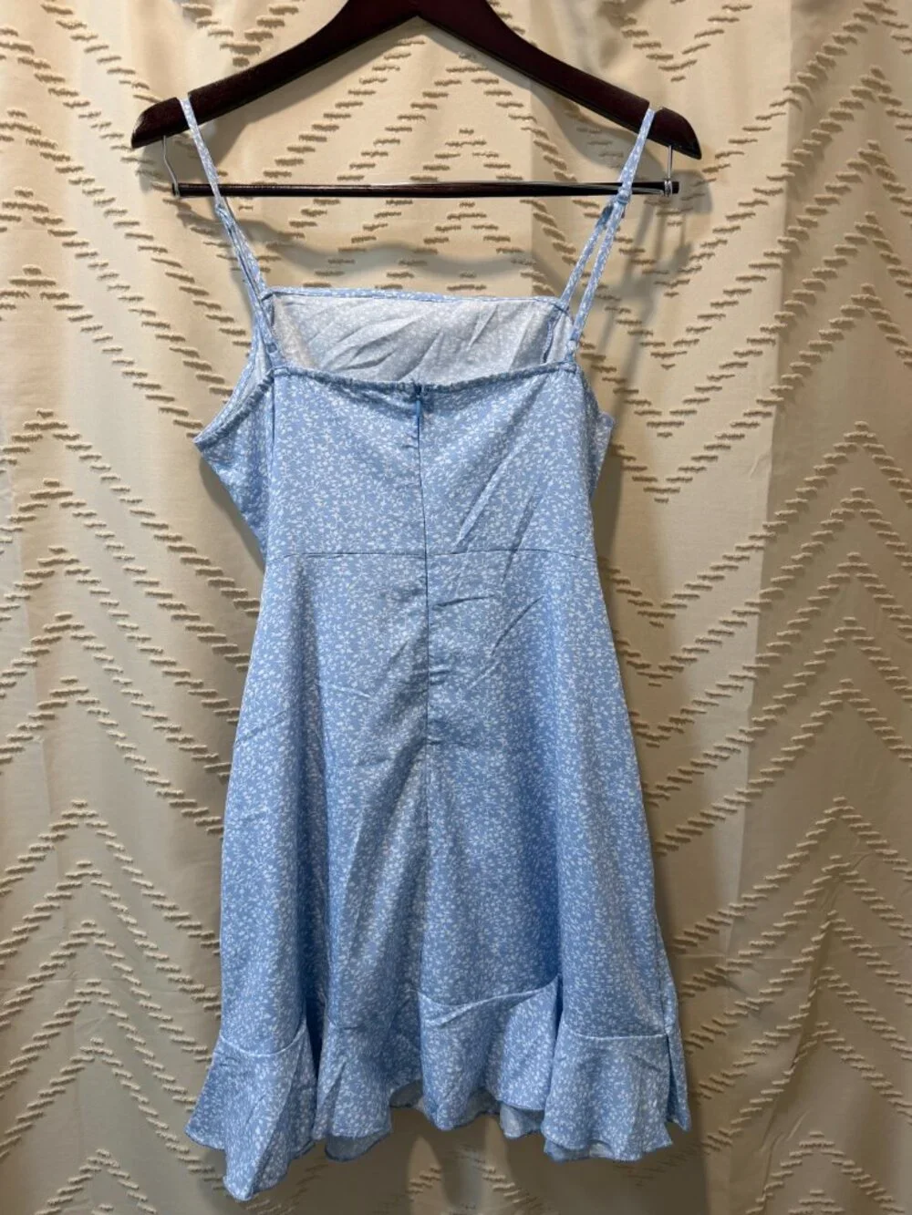 SHEIN Floral Wrap Dress Large Cottagecore Mini Boho Spring Summer - Picture 7 of 9